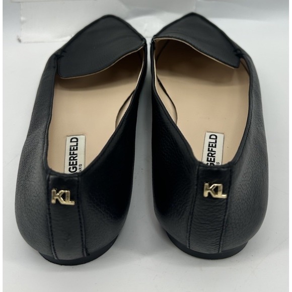 Nicholas Kirkwood Destine Beya Metallic Petter Leather Pointed Flat 8.5M - Picture 3 of 5